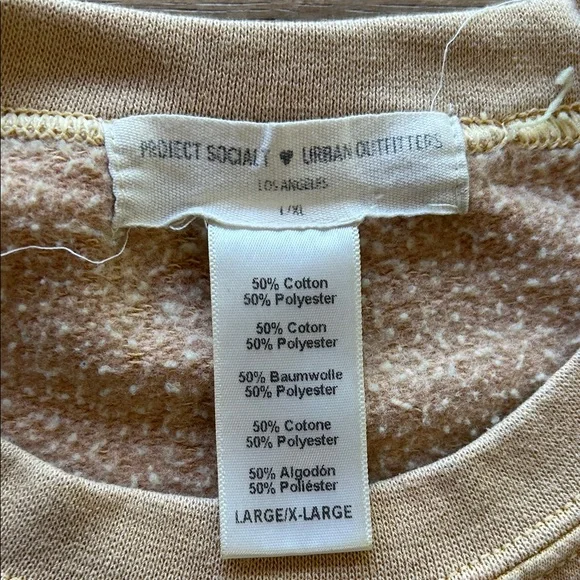 Project Social T Tan Mushroom Graphic Sweatshirt - Picture 2 of 5